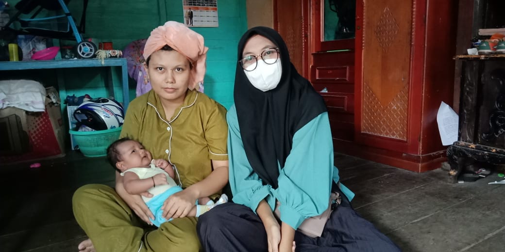 Kunjungan Kedua P2KD dan melihat perkembangan adik Alfiansyah